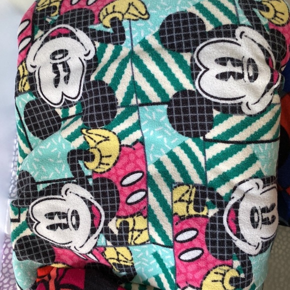 3 PAIRS LuLaRoe Official and unofficial Disney Leggings BUNDLE - Tall & Curvy - Picture 1 of 3